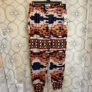 NWT Fresh Prints‎ Drill Clothing Company Graphic Print Joggers Men's Size Medium